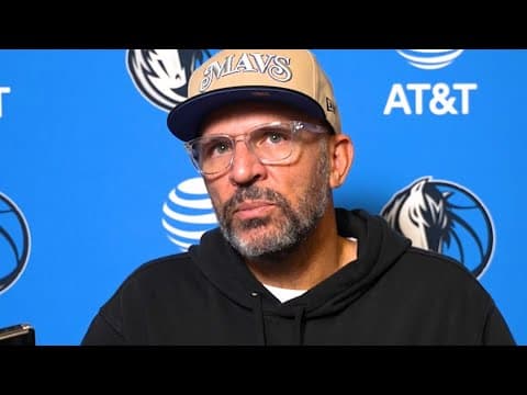 Jason Kidd interview at Mavs practice 10.22.24