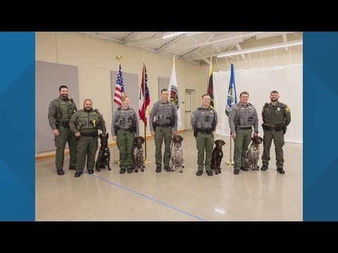 5 pups graduate from ODNR's K-9 Academy