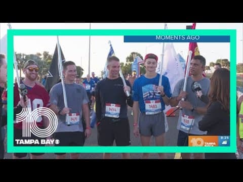 Veterans among sea of runners crossing Skyway 10K finish line