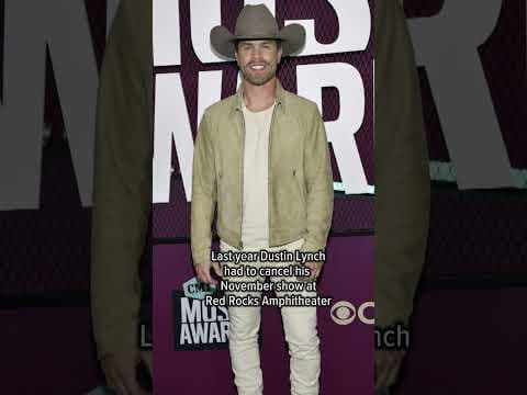Dustin Lynch performing Wednesday night at Red Rocks