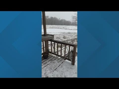 Muskingum River ice jam prompts evacuations