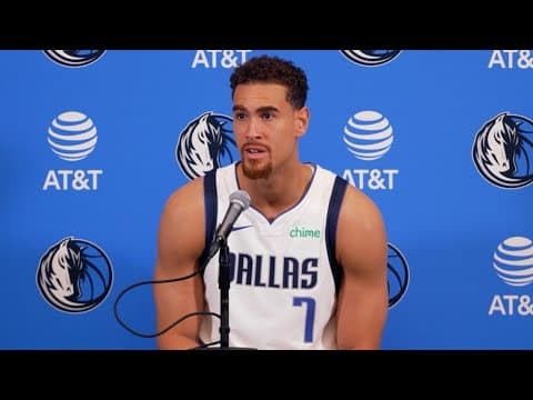 Dwight Powell full press conference | 2024-25 Dallas Mavericks Media Day