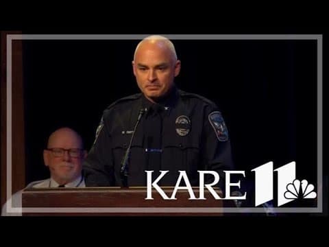 Burnsville Deputy Chief Matt Smith reflects at memorial service
