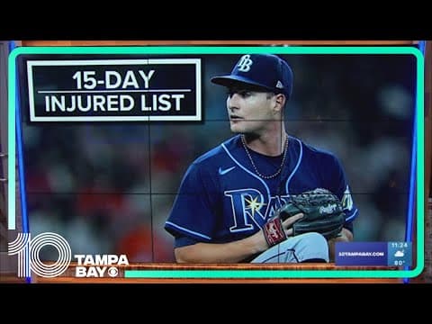 Rays P Shane McClanahan on 15-day IL, one day after leaving start early with forearm tightness