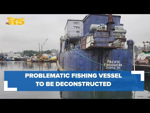 Once an eyesore in Tacoma's Foss Waterway, problematic former fishing vessel to be deconstructed