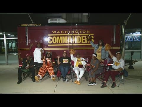 Commanders fans get ready for trip to Atlanta