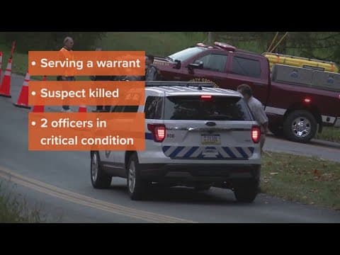 3 Pennsylvania police officers killed while serving a warrant