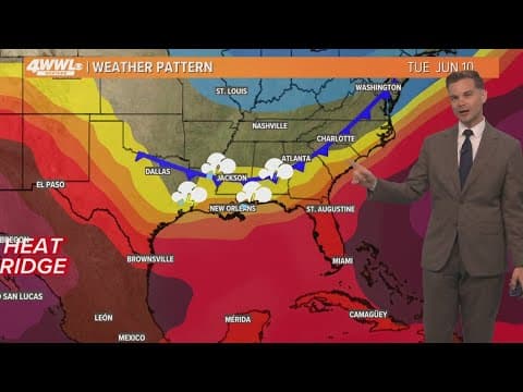 New Orleans Weather: Staying hot & humid with a few pop up storms