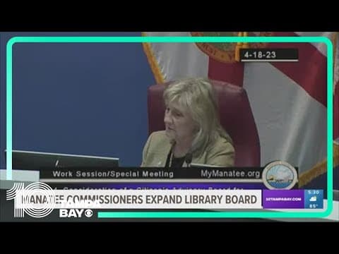 Big changes coming to selection process for Manatee County public libraries