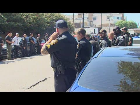 Procession for North Texas officer killed while working highway crash