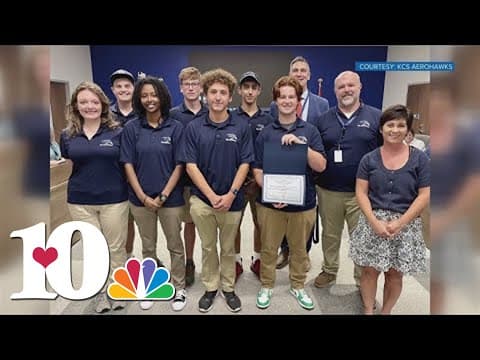 Hardin Valley AeroHAWKS honored by Board of Education