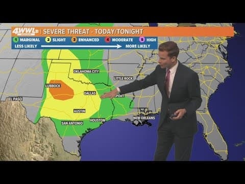 New Orleans Weather: Rain chances continue through weekend