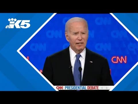 2024 presidential debate: Biden comments on abortion access, immigrant murders
