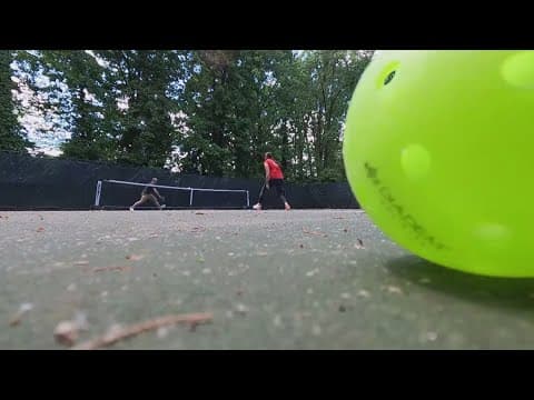 Fairfax Co. Park Authority restarts removal of pickleball courts with security guard in place after