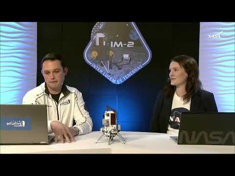 Private lunar lander touches down on the moon, but its condition is unknown