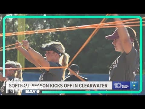 Clearwater kicks off softball season by making history