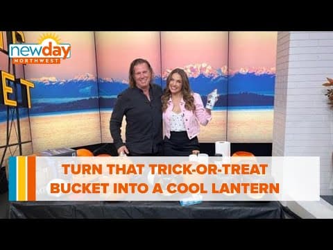 Turn that trick-or-treat bucket into a cool pumpkin lantern - New Day NW