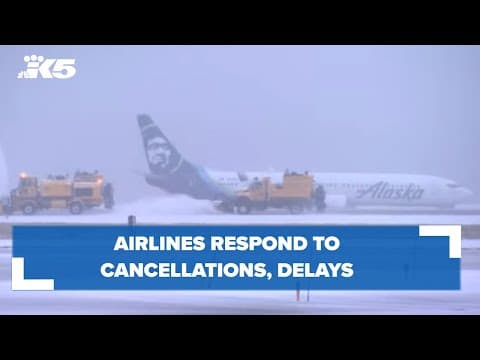 Airlines respond to cancellations, delays