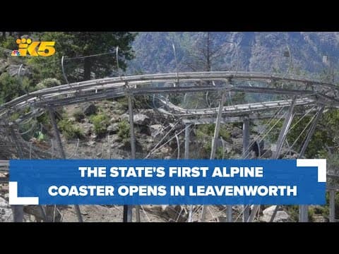 Washington's first Alpine Coaster opens at Leavenworth Adventure Park