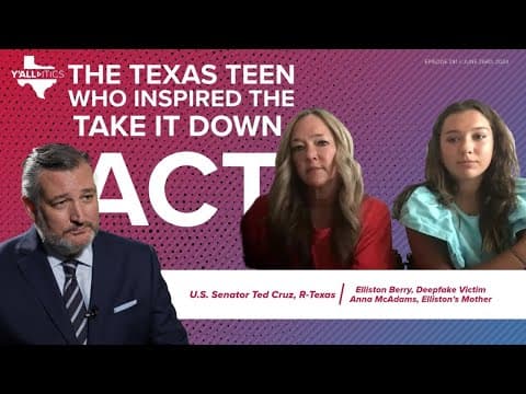 Texas teen works to protect victims of non-consensual real and AI porn | Y'all-itics: June 27, 2024