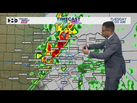 DFW Weather: Latest storm chances forecast and timeline for North Texas