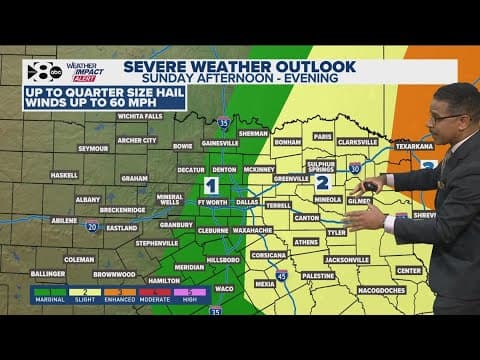 DFW Weather: Tracking North Texas severe storm chances this weekend