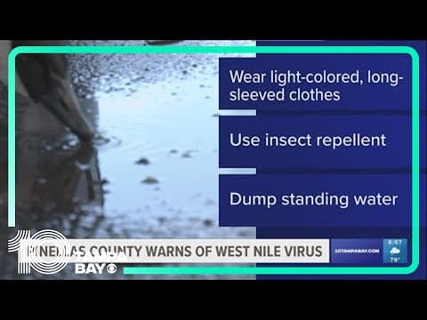 Pinellas County health officials see spike in West Nile Virus