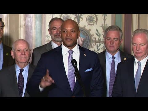 Maryland Gov. Wes Moore calls for 'Aid and Recovery Package' for collapsed Baltimore bridge