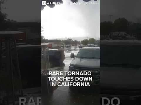 Rare tornado touches down in California injuring several people