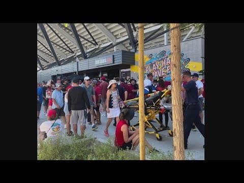 Scorching heat at Snapdragon Stadium forces fans out of their seats and into shade