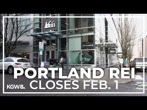 Portland's only REI store closes Feb. 1