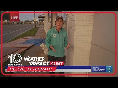 Hurricane Helene aftermath in Crystal River