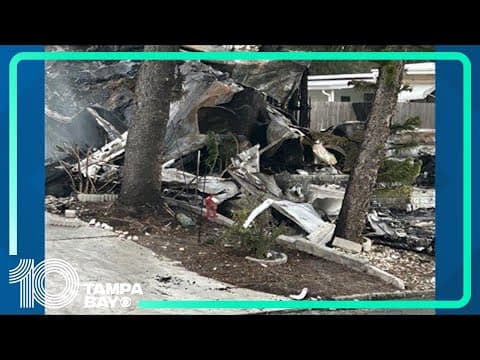 NTSB, FAA on scene of deadly plane crash at Clearwater mobile home park