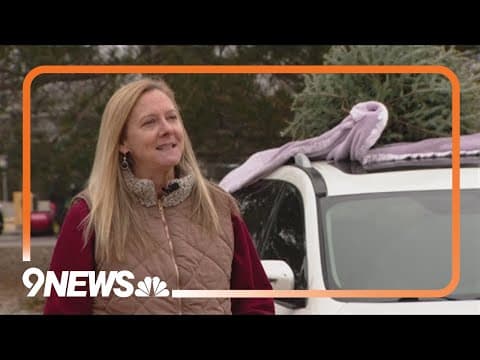 Denver residents wrap up holiday season by recycling Christmas trees