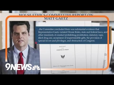 House Ethics Committee accuses Gaetz of 'regularly' paying for sex with women, including minor