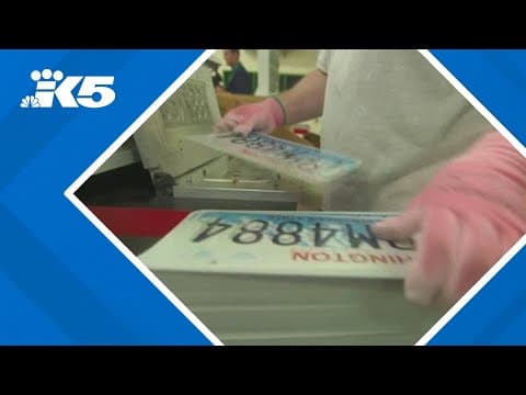 Washington state is changing the way it makes license plates