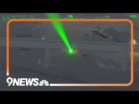 Man arrested for pointing laser at planes