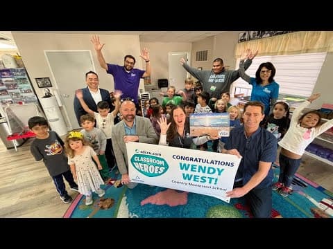 Classroom Heroes | SDCCU honors Ms. Wendy West from Country Montessori School