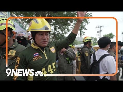 Bangkok Earthquake Rescue Team Frustrated Over Lack of Preparedness