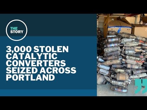 Beaverton police announce massive catalytic converter theft ring bust