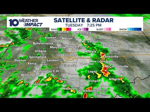 LIVE RADAR: Showers, storms moving through parts of central Ohio