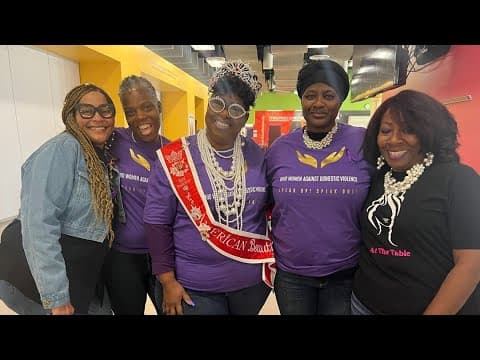 'Stand up, speak out': Domestic violence advocates join forces for Jeans, Pearls & Purple Day