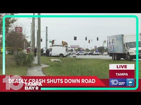 1 person hurt, others hurt in Tampa crash at Hillsborough and Lois