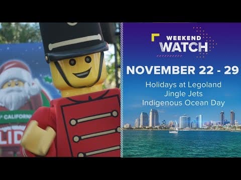 Weekend Watch November 22 - 24 | Things to do in San Diego