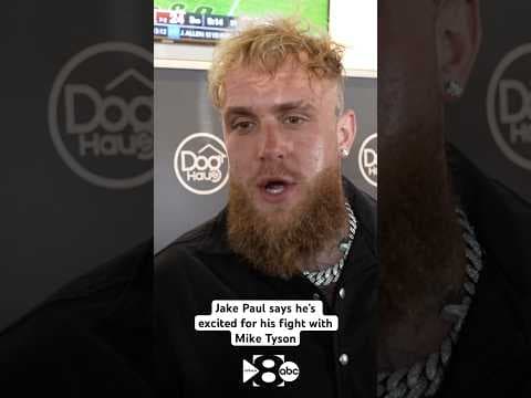 “I WANT A WAR” Jake Paul says he’s excited for his fight against Mike Tyson