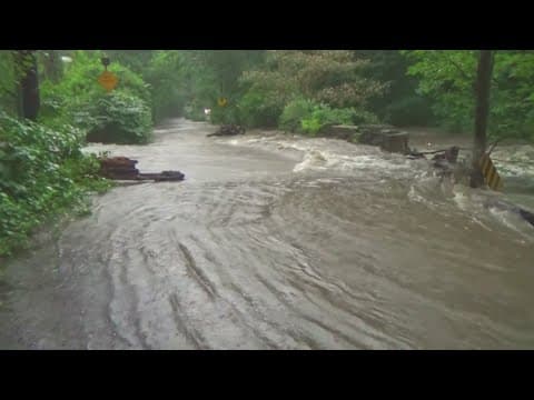 Flash floods across the District