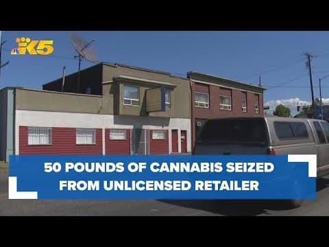 50 pounds of cannabis seized by LCB from unlicensed retailer