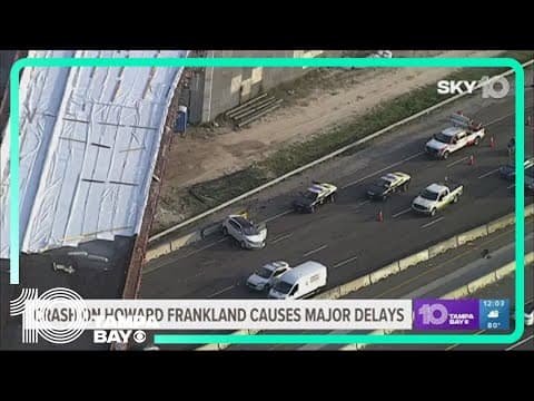 All lanes of I-275 South back open after crash near Howard Frankland Bridge