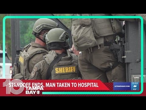 Standoff in Weeki Wachee ends with gunfire, barricaded man taken to hospital, sheriff says