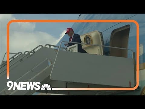President Trump traveling to the Middle East
